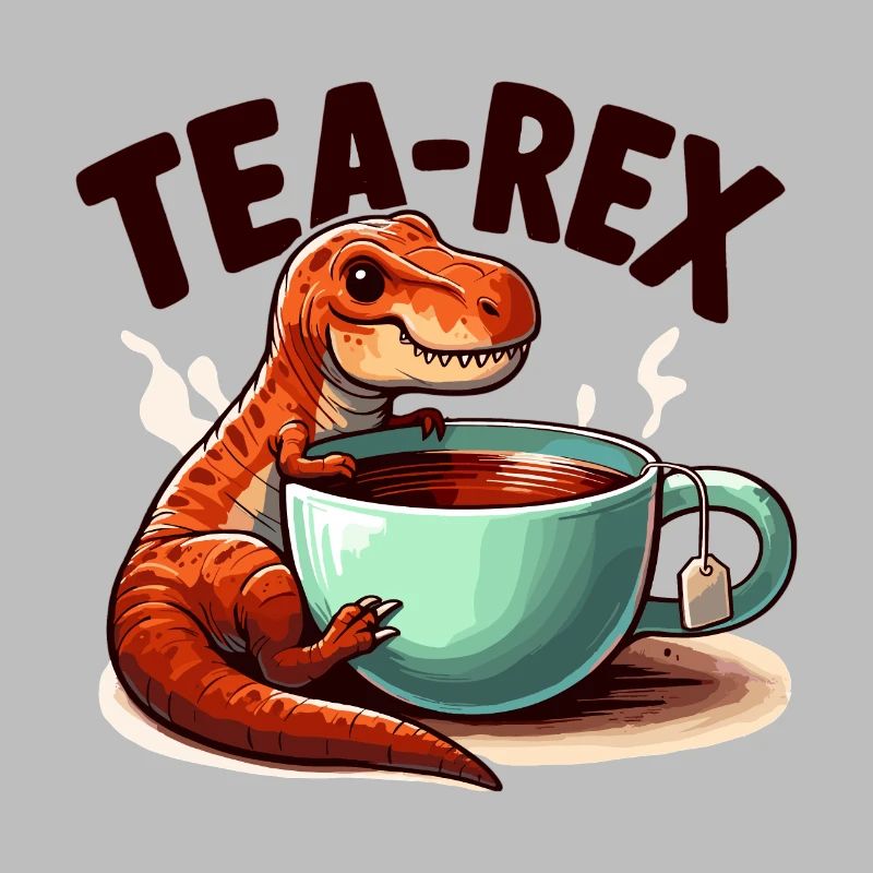 Tea Rex Tea Rex Tea Drinker Gift