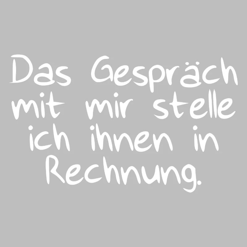 Das Gespräch mit Rechnung