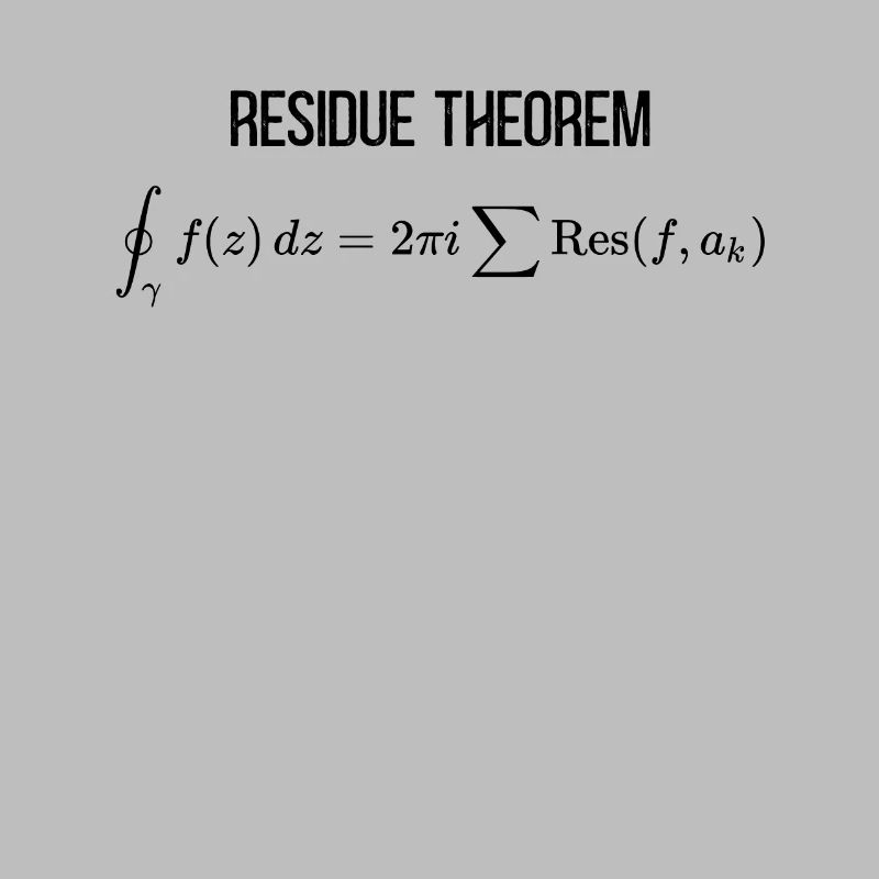 Residue Theorem Mathematical Complex Analysis