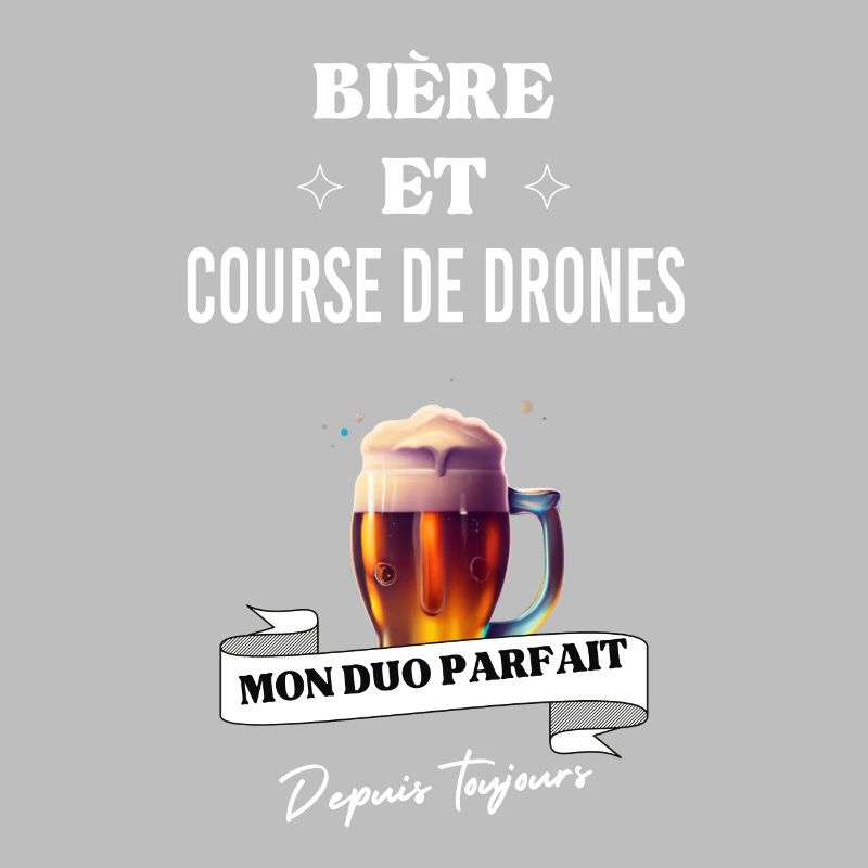 Bière Mon duo parfait depuis et course de drones