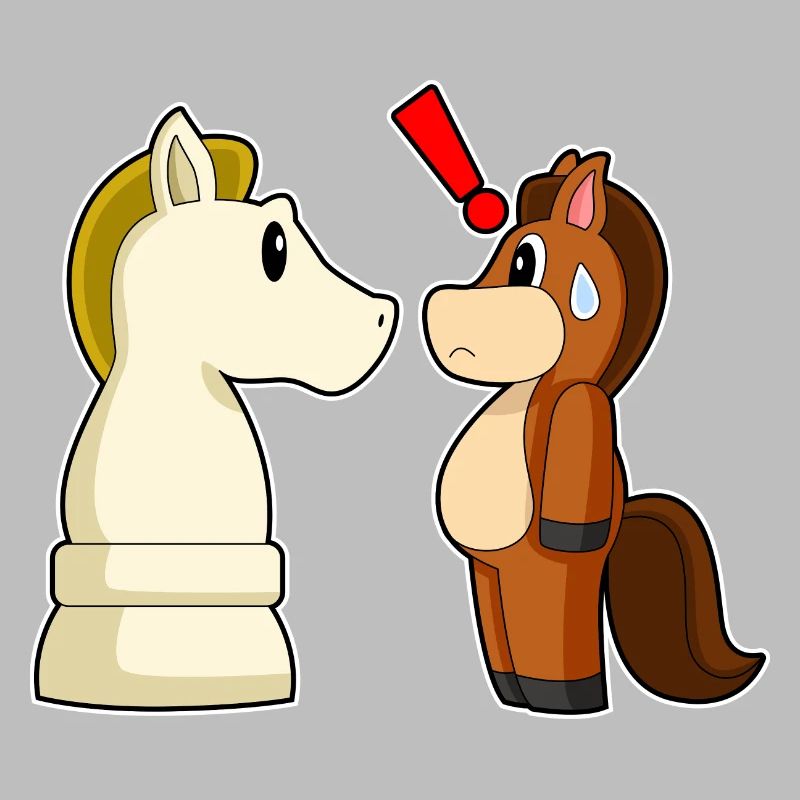 Pièce d’échecs Chevalier Cheval d’échecs