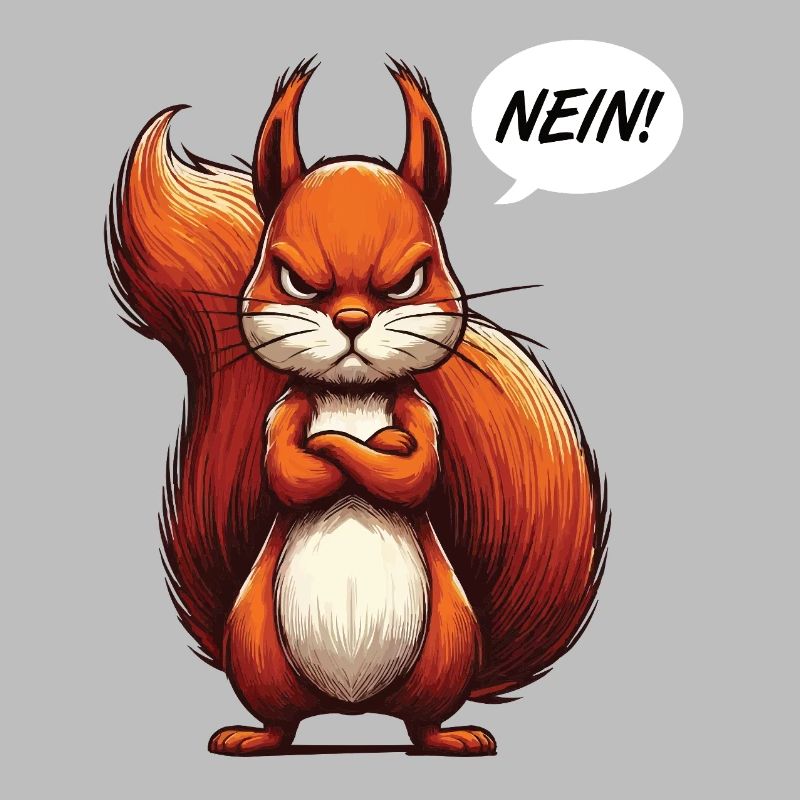 Nein Eichhörnchen Eichhorn Eichhörnchenliebhaber