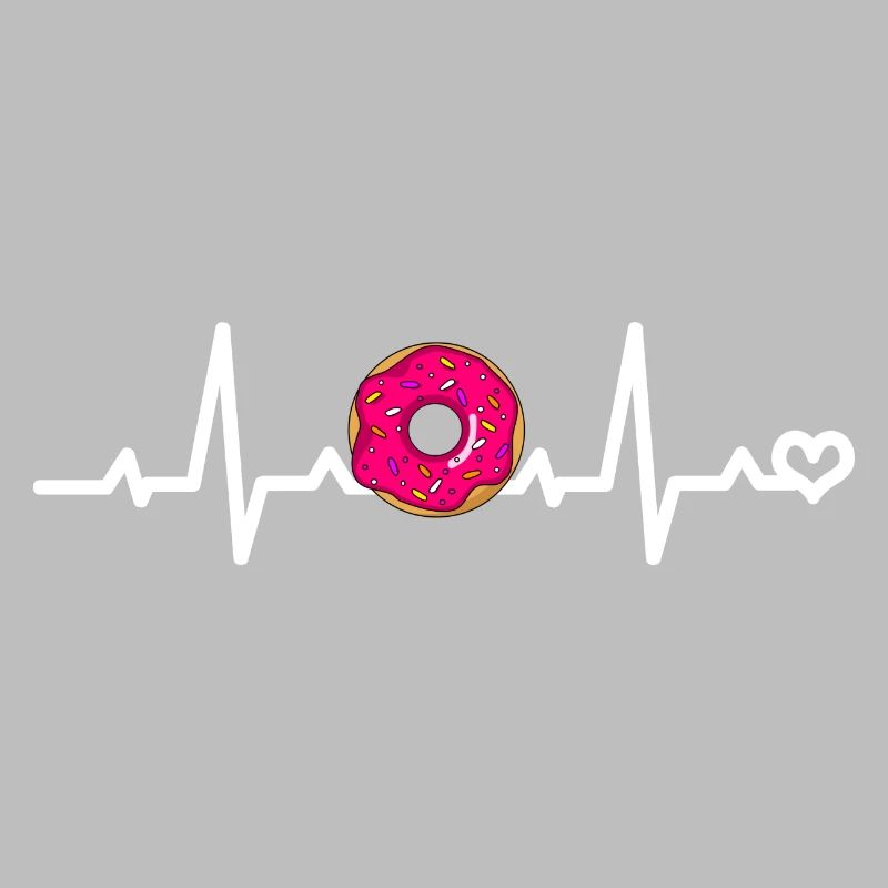 Pinker Donut Liebe