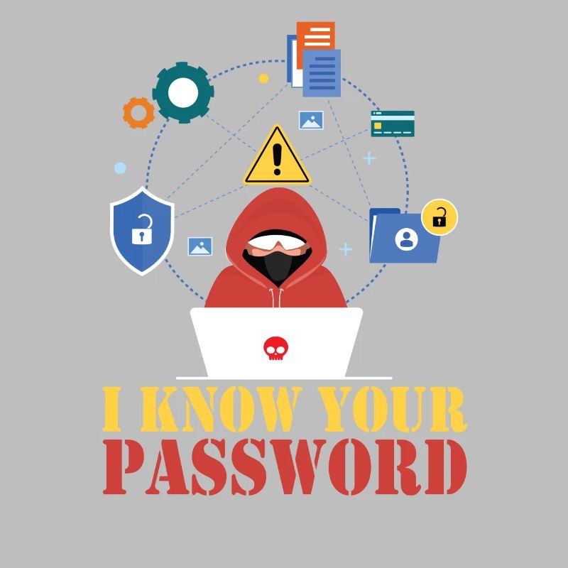 Je connais votre mot de passe Hacker Cybersécurité Hack