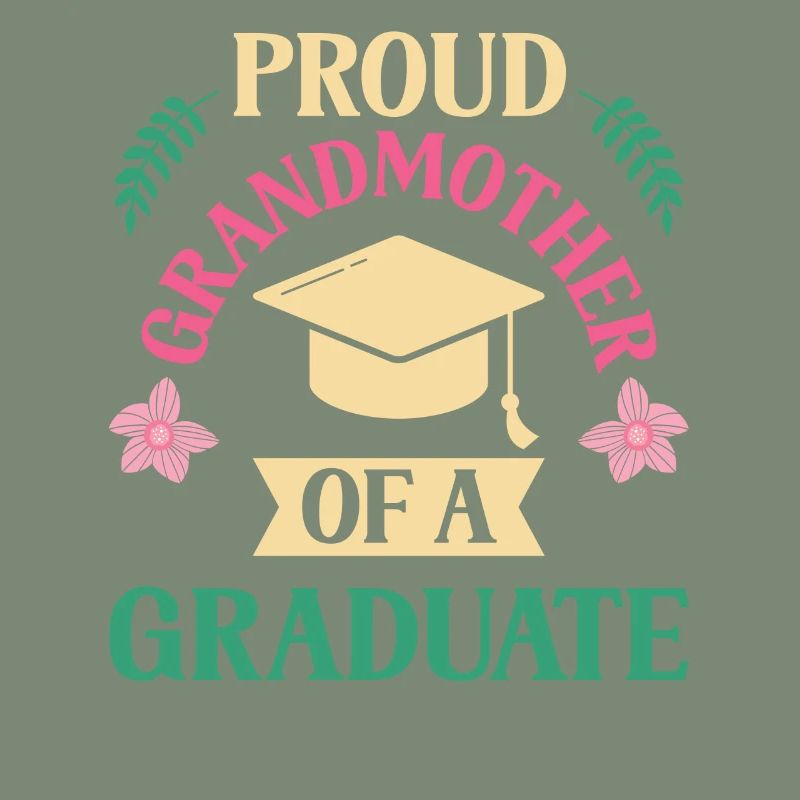 Stolze Großmutter Eines Absolventen Absolvent