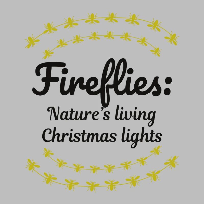Fireflies Firefly Lightning Bug Insect Christmas