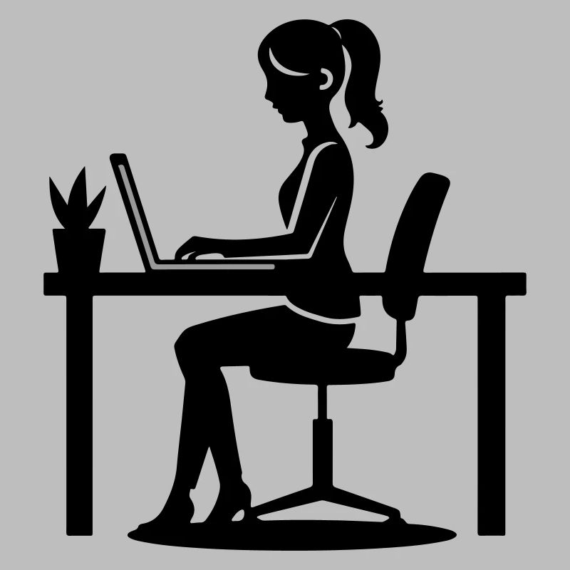 Frau Computer Job