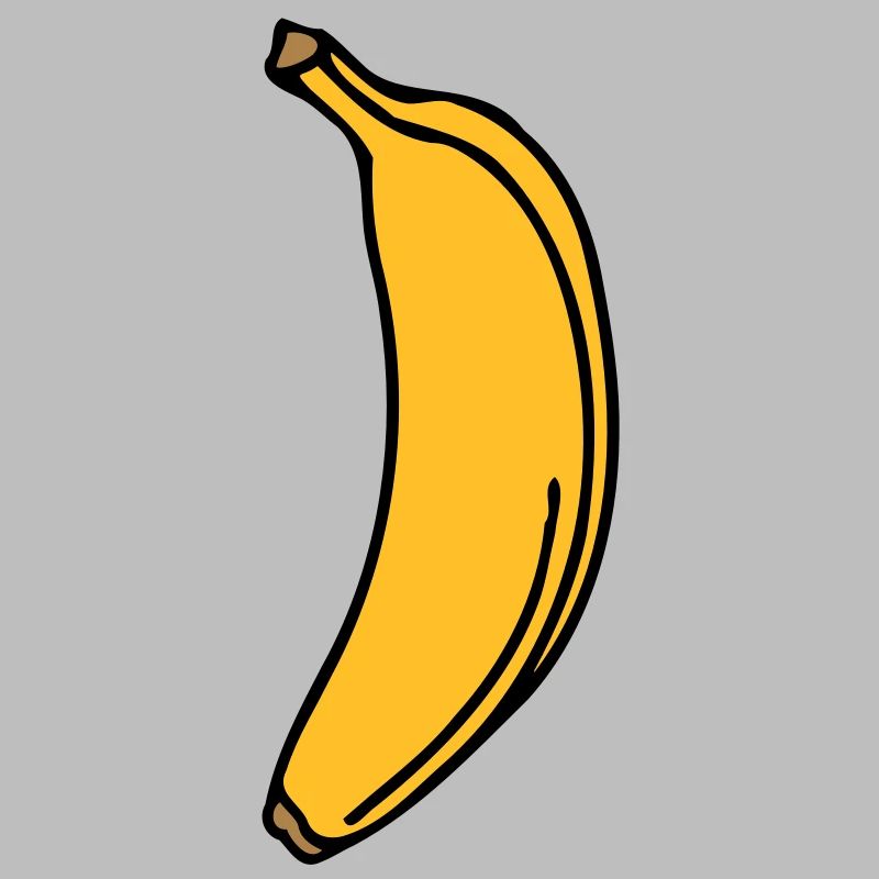 Banane - 3 Farb Vektor