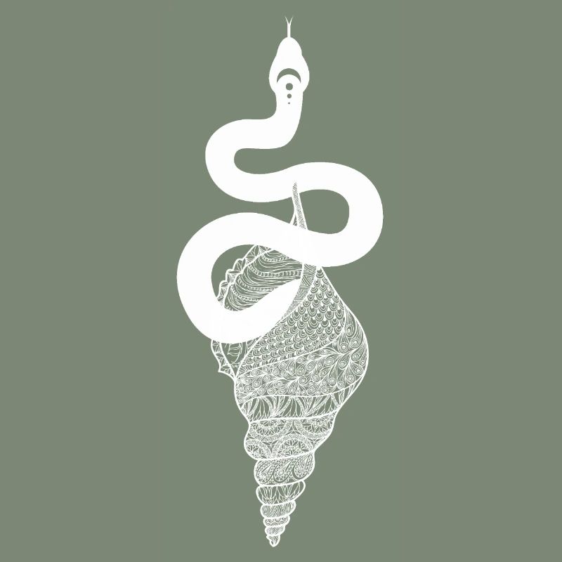 Cosmos Serpent - Snake with shell with pattern