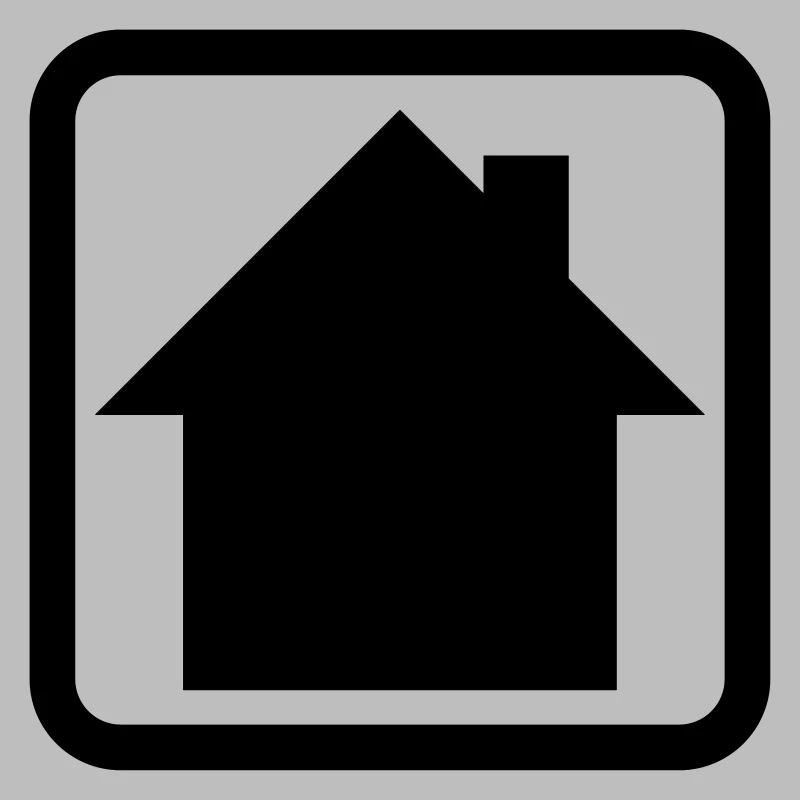Haus Logo Button Symbol