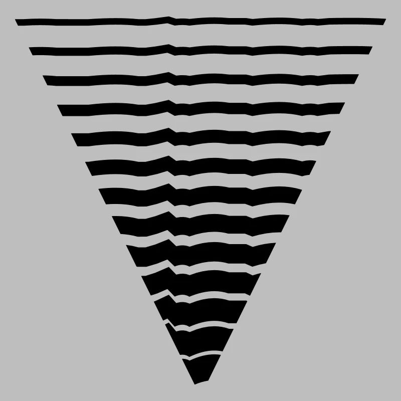 Lignes de nombreux motif de forme triangle strokes