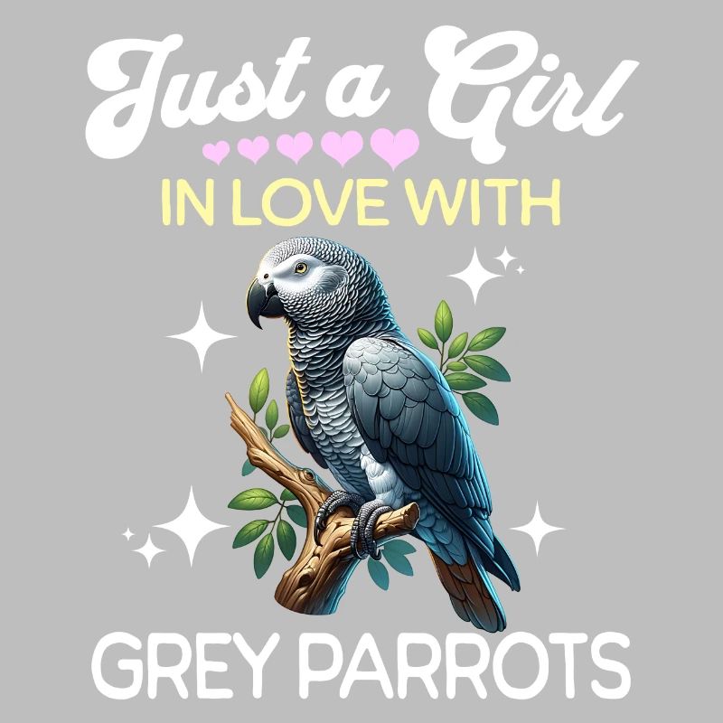Graupapagei Mädchen Grey Parrot