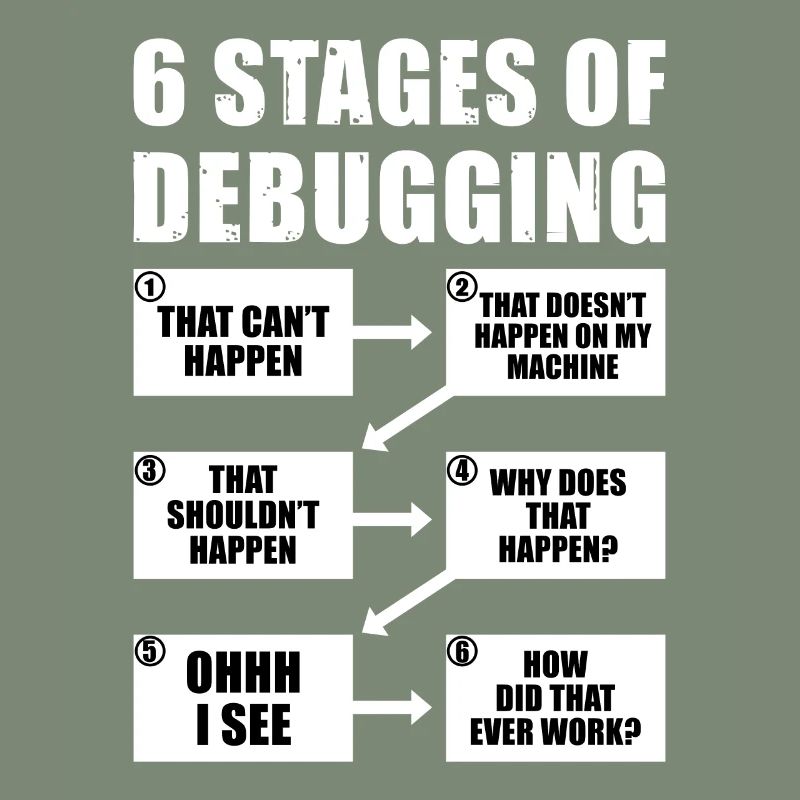 6 Stufen des Debug-Programmierer-Geschenks