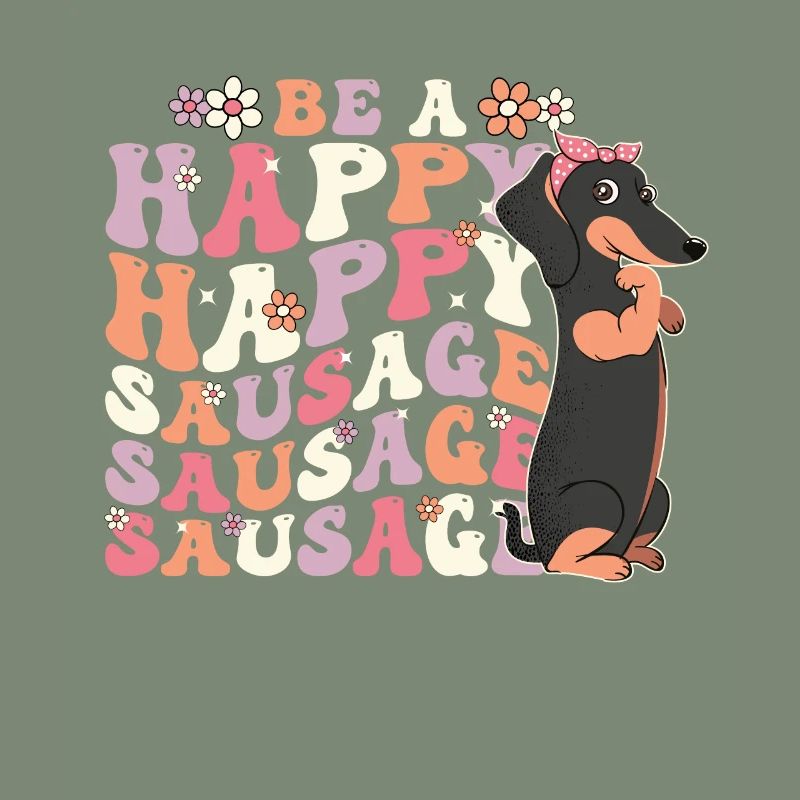 Sei eine glückliche Wursthundmutter