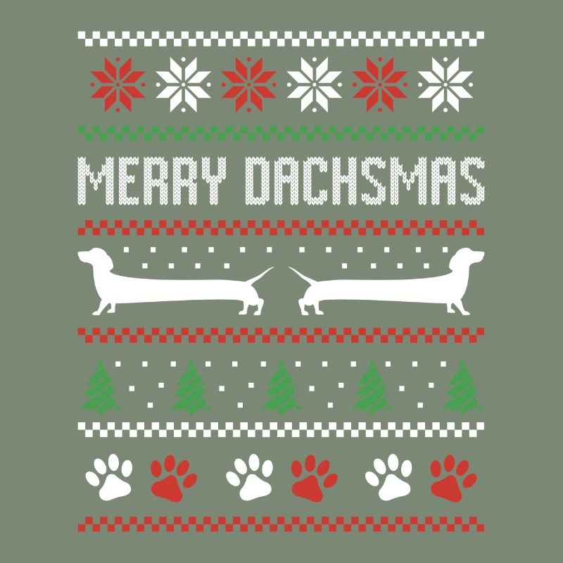Dackel Wurst Hund Hässlicher Weihnachtspullover