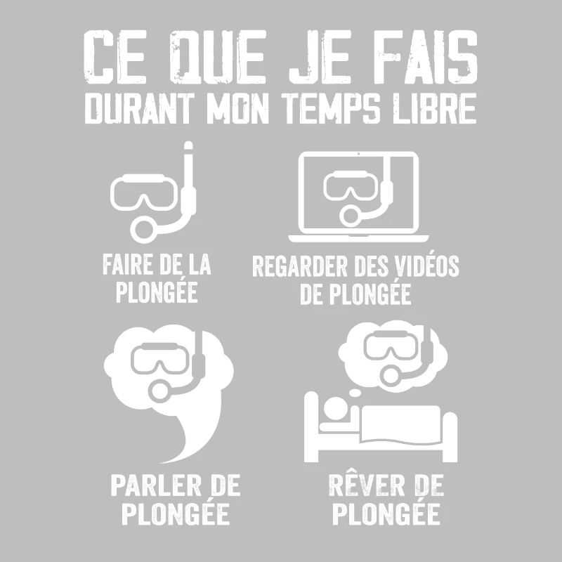 Ce Que Je Fais Durant Mon Temps Libre Plongée