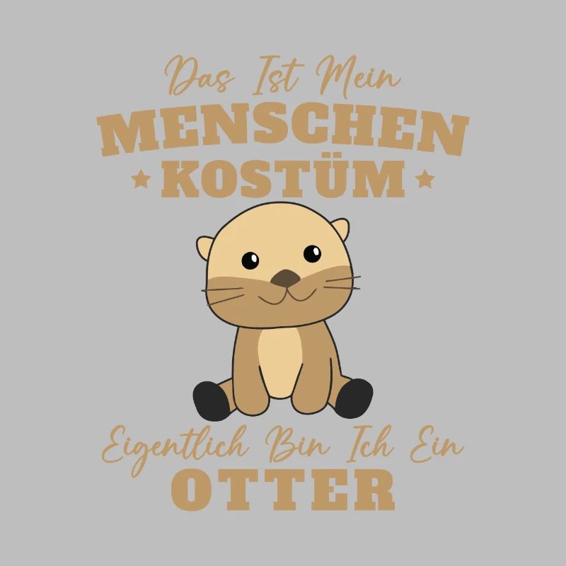 Menschen Kostüm Ich bin ein Otter