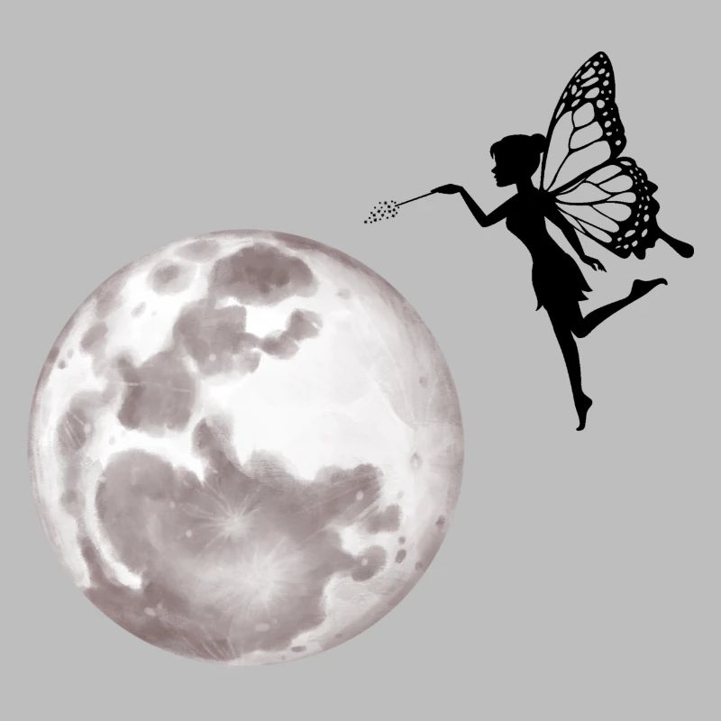 Fée Fée Elfe Mouches Lune Clair de lune Magie Créatures Fabuleux