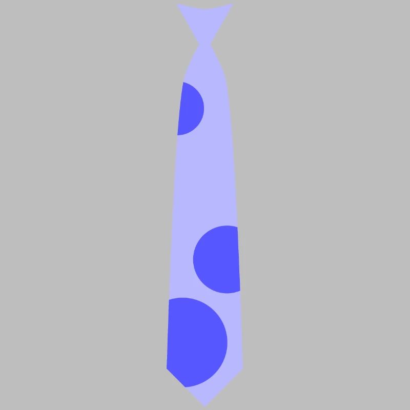 Tshirt cravate - version bleu clair