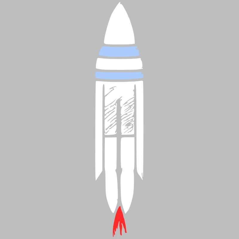 Vecteur de vol spatial spatial de fusée spatiale