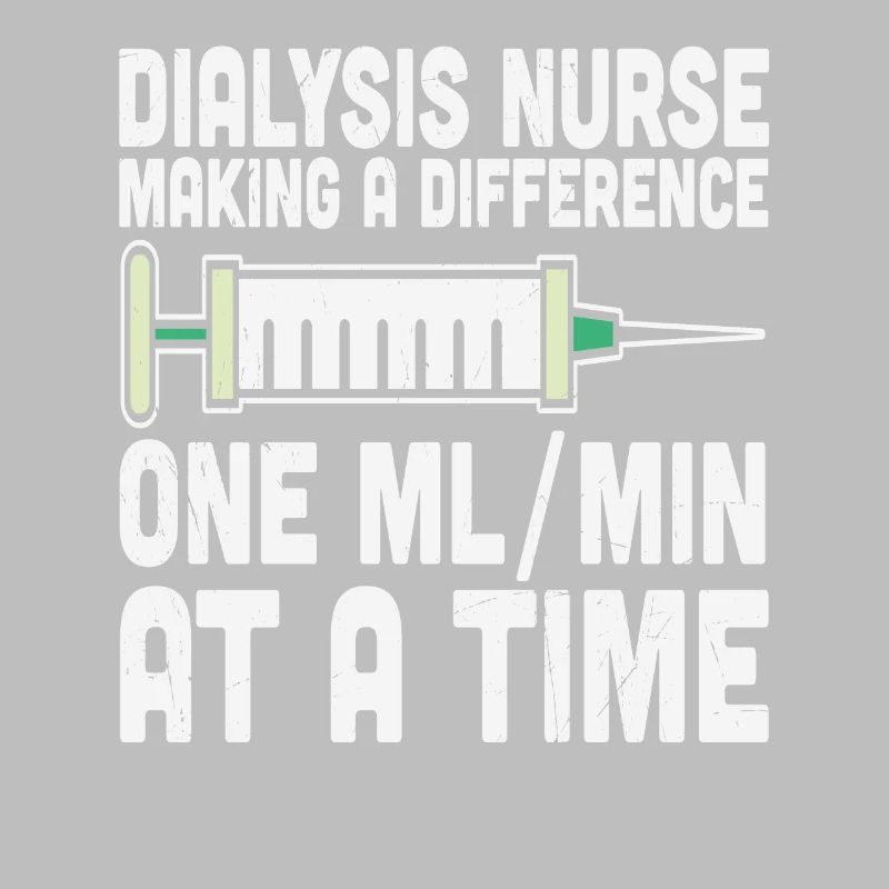 Dialyseschwester macht einen Unterschied Ein ml / min bei