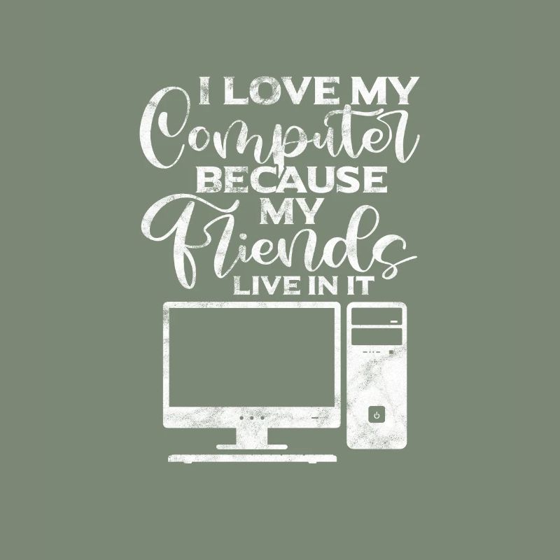 Computer Nerd PC Programmierer Informatik Geschenk