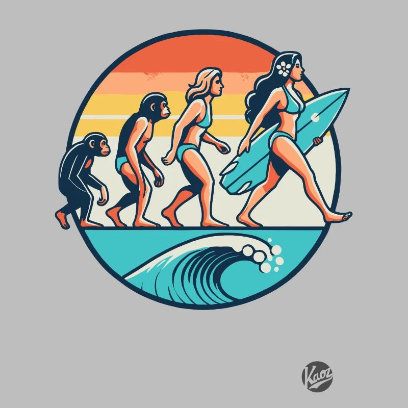 Surfer Surfer et évolution des surfeuses