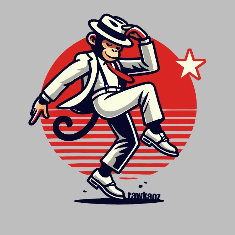 Moonwalk Monkey Singe Danse Singe