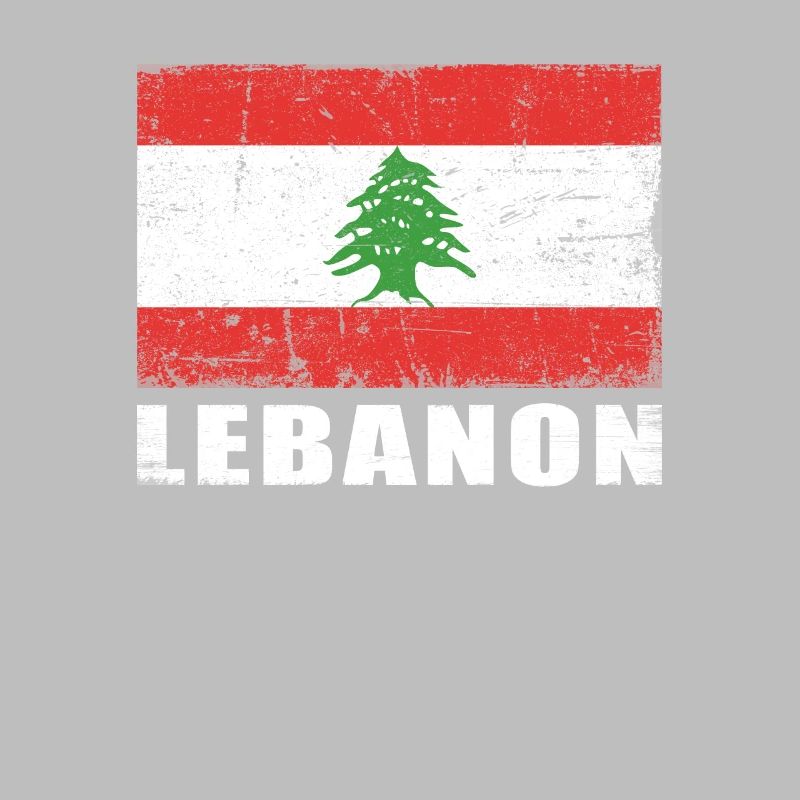 Liban Drapeau Grunge Liban Drapeau