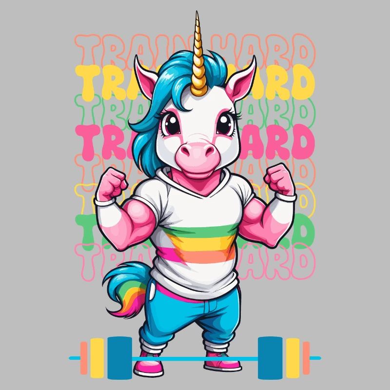 Bodybuilder Einhorn