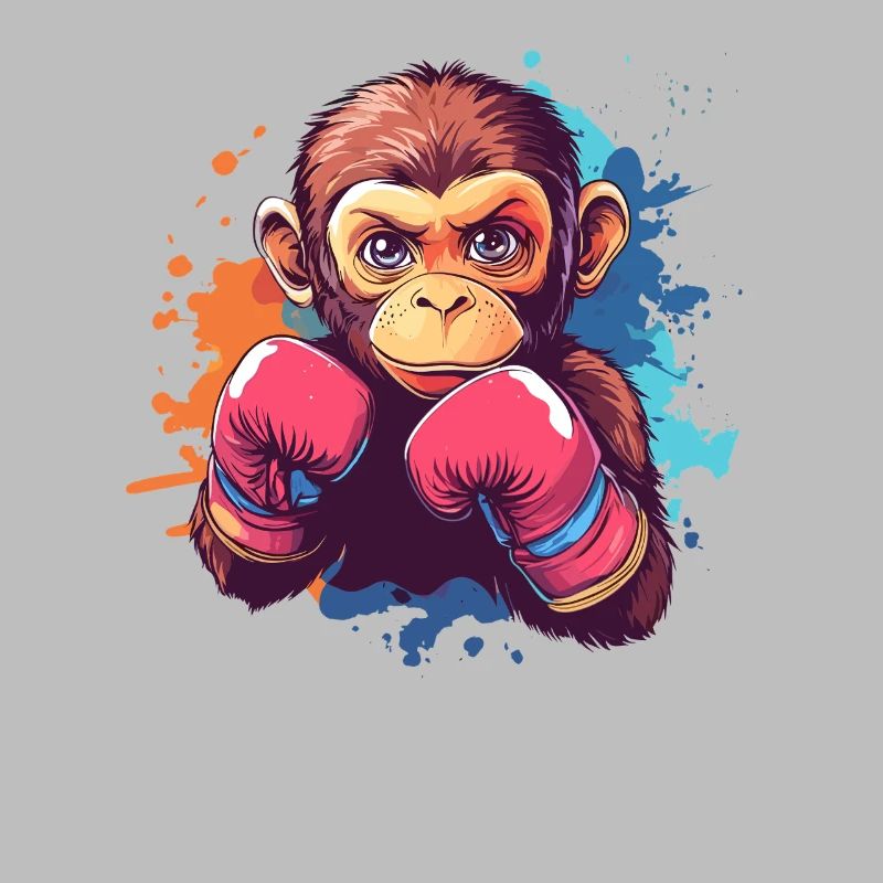 Singe de boxe