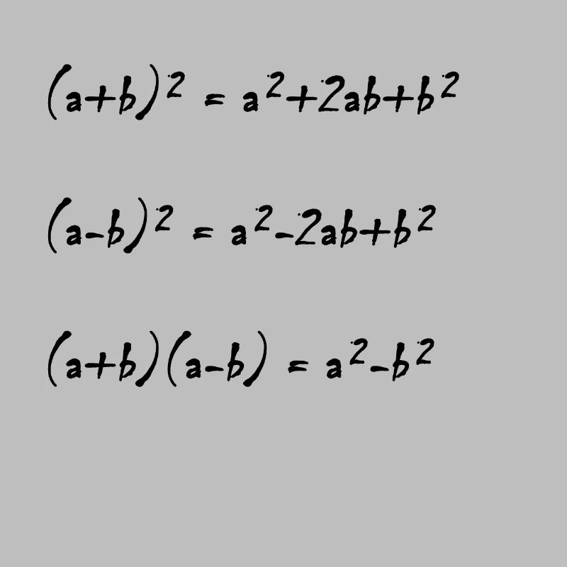 Formules binomiques Mathématiques Design Idée cadeau