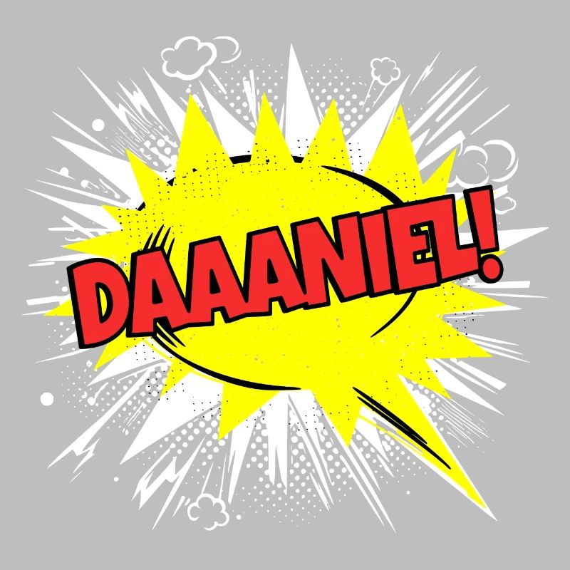 Le nom de Danie drôle de bulle de texte Daaaniel !