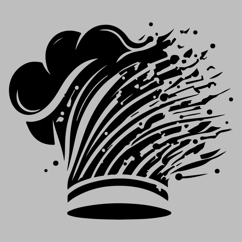 Chef's Hat Silhouette Cooking Chef