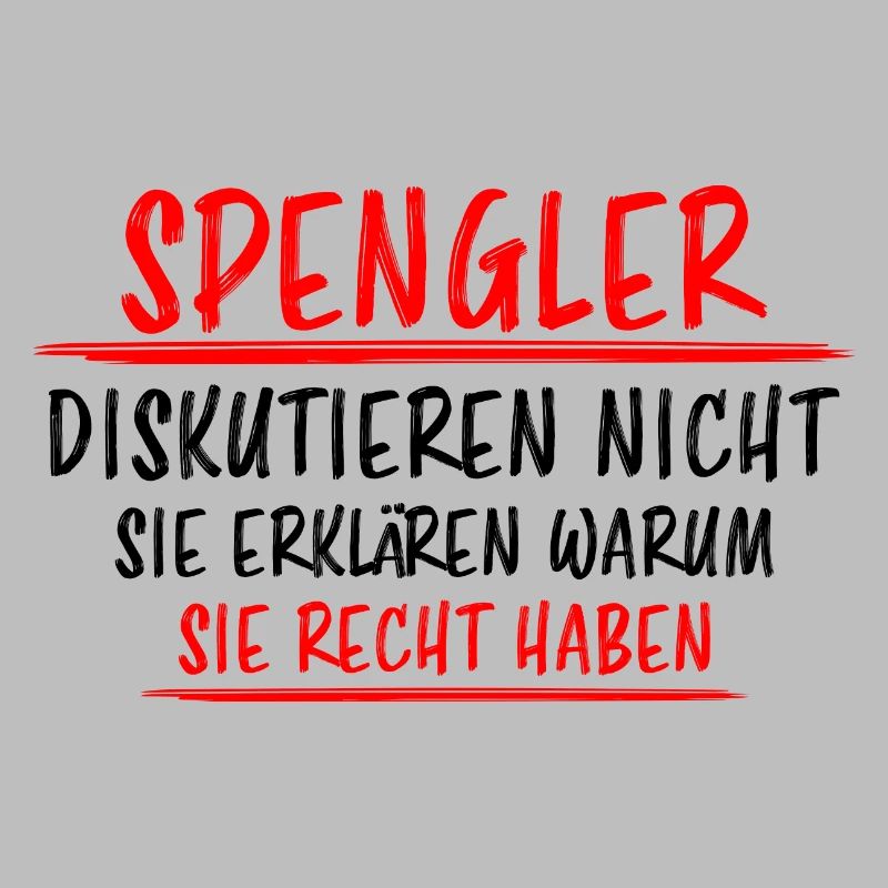 Spengler Beruf Lustiger Spruch Handwerker Geschenk