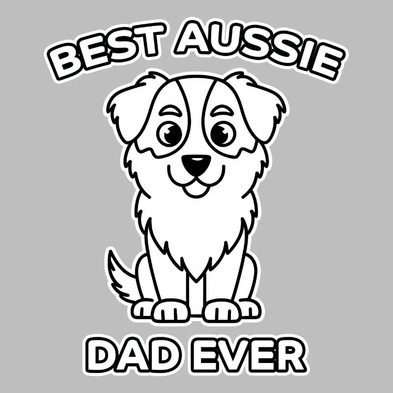 Australian Shepherd Papa Lustiges Aussie Geschenk