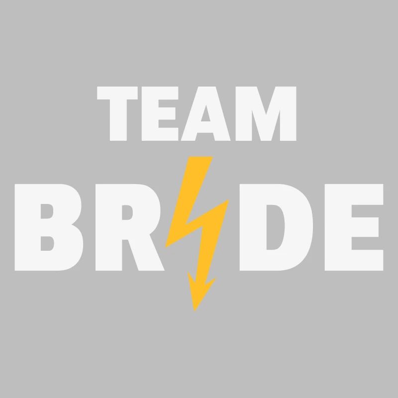 Team Bride Flash (Braut JGA Polterabend / 2C NEG)