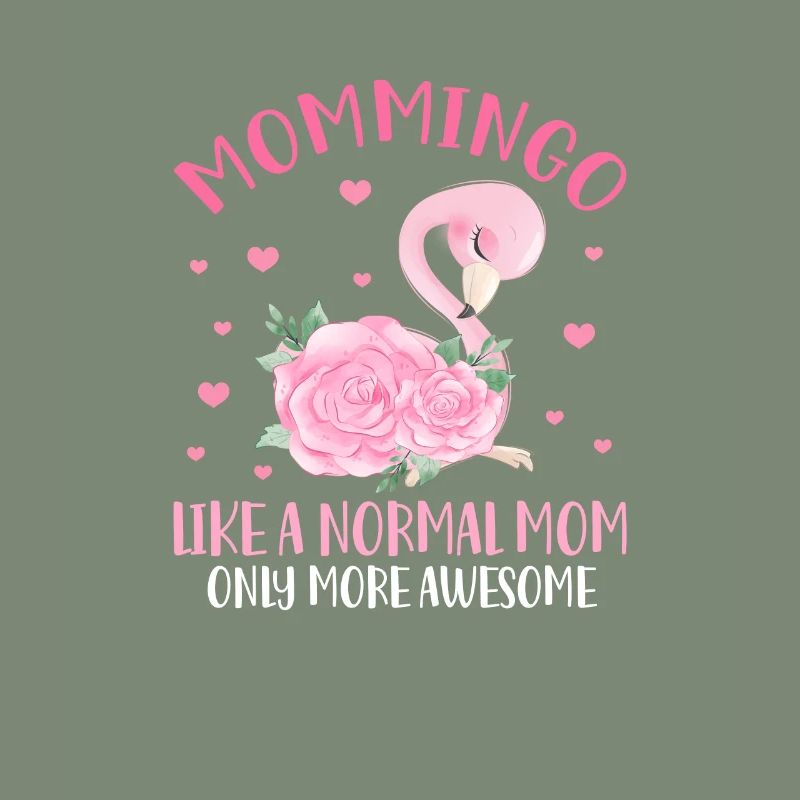 Flamingo Mutter Pink Vogel Muttertag Geschenk