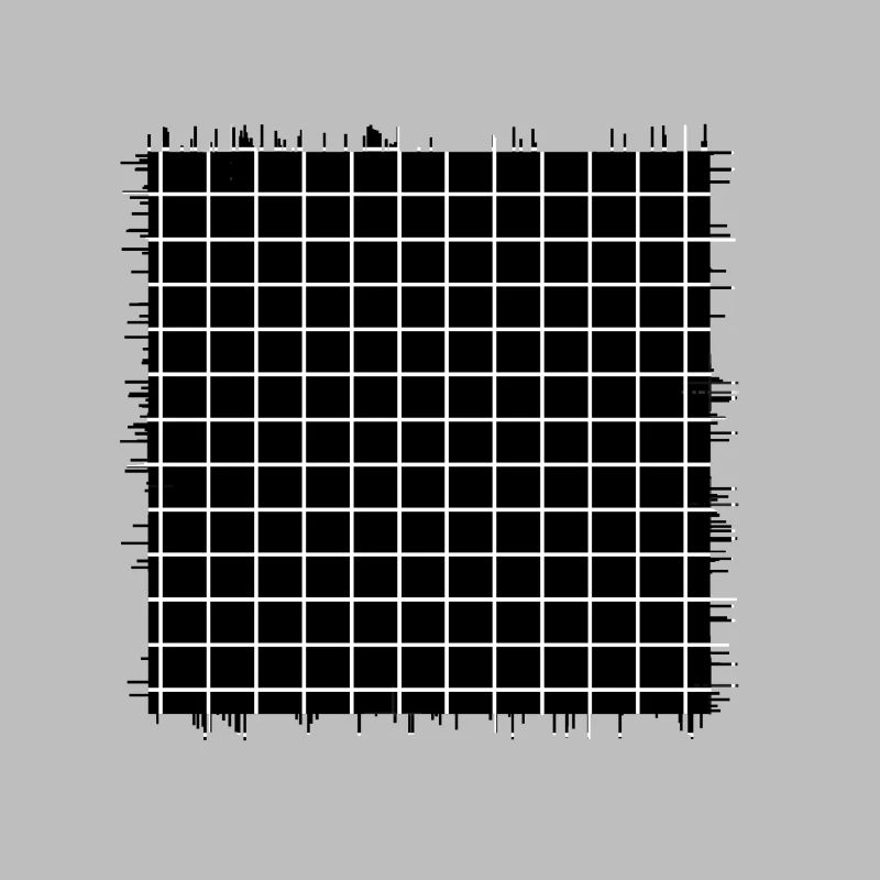 square shape crossed checkered pattern paper