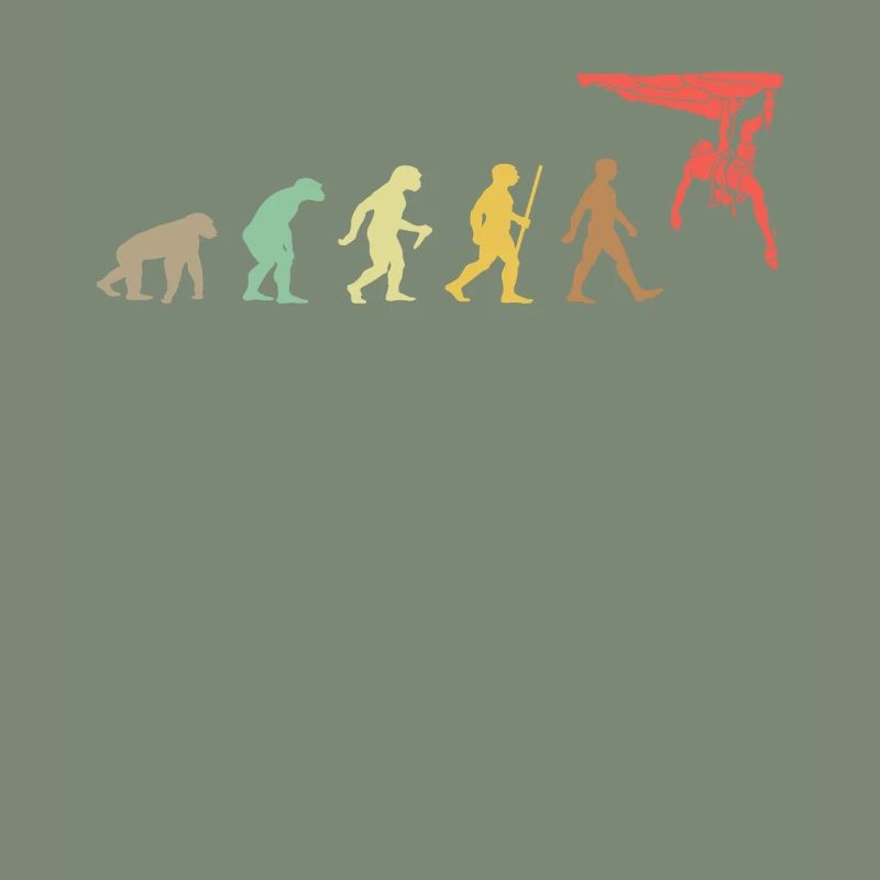 Climbing Retro Rock Climbing Evolution Climber