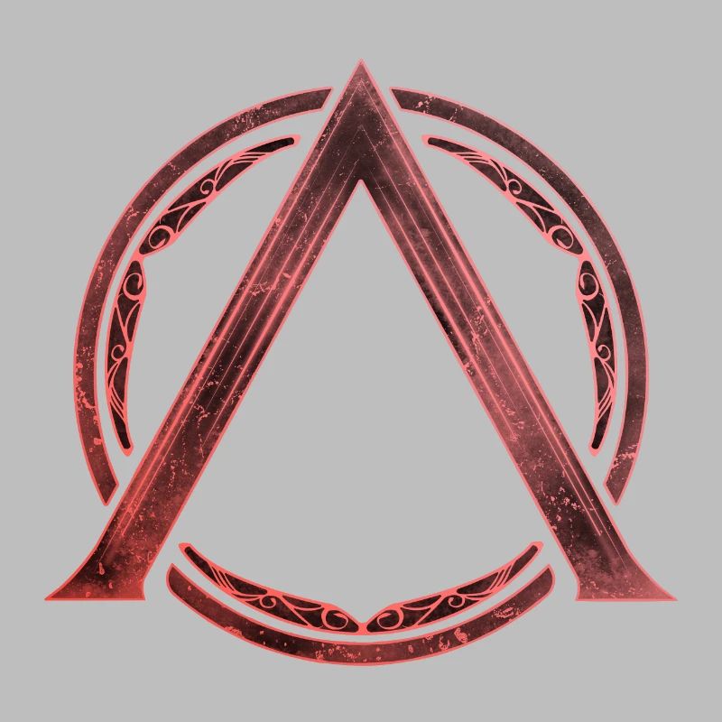 Sparta Lambda symbol fire red