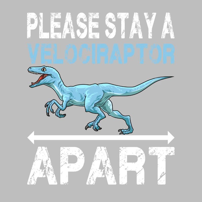 Bitte einen Velociraptor Abstand halten