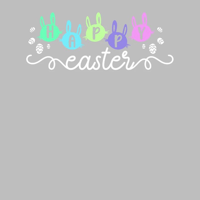 Happy Easter Rabbit Egg Decor Christian