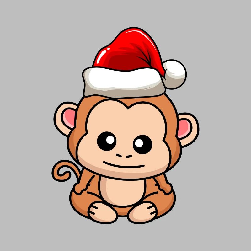 Monkey Comic Christmas