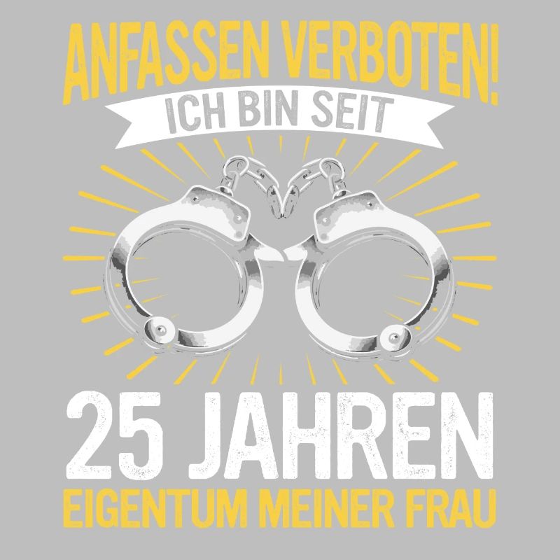 25 Hochzeitstag Jahrestag Ehemann Ehefrau
