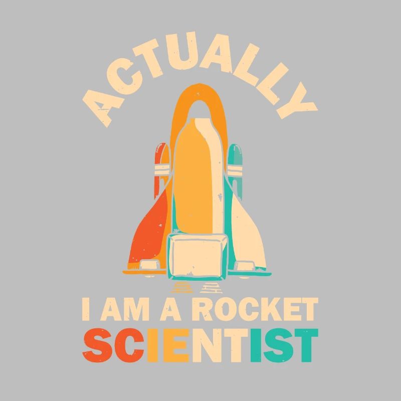 Rétro Rocket Scientist Spaceman Navette spatiale