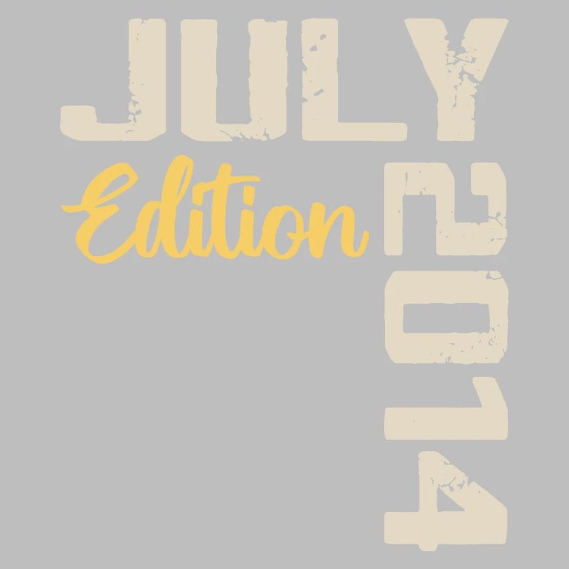 Juli 2014 Geburtstagsshirt Juli 2014