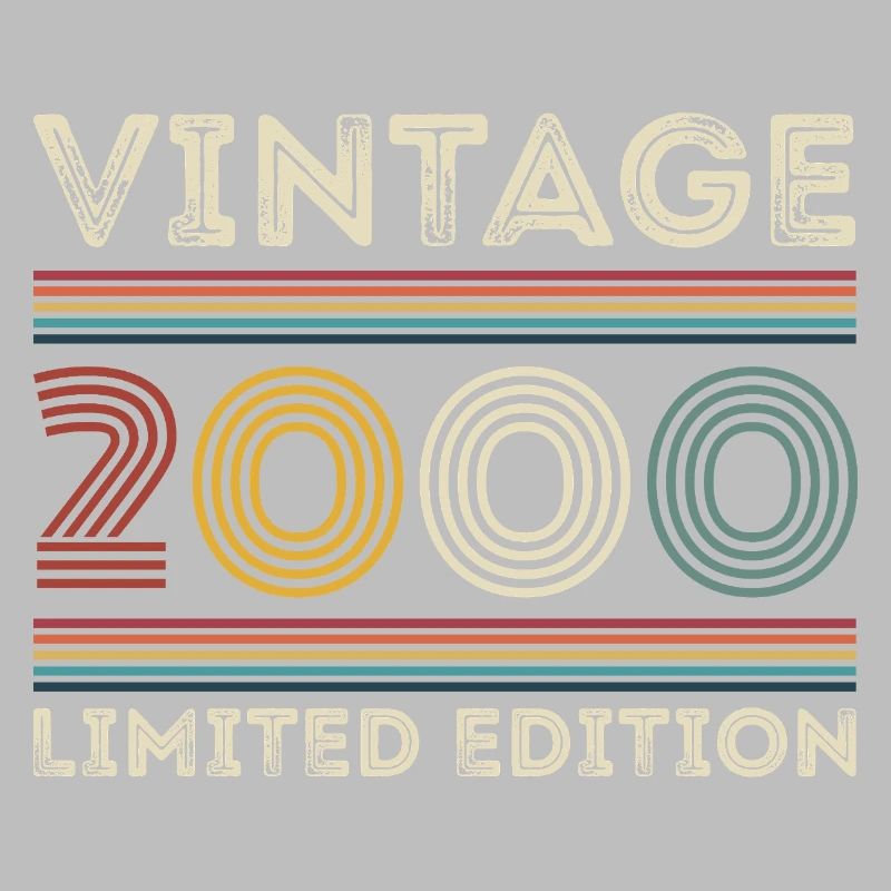 2000 Anniversaire 2000 Retro 2000 Cadeau 2000