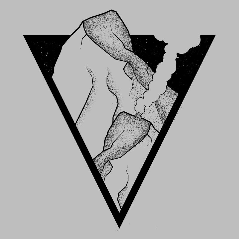 Conception de triangle de montagne