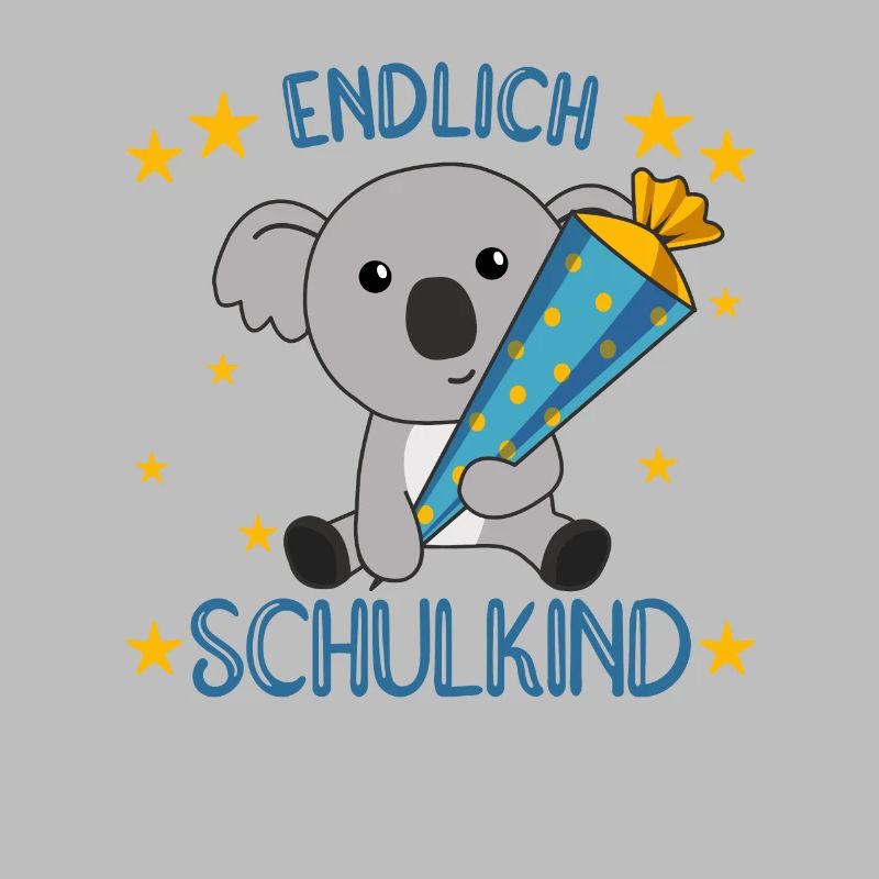 Endlich Schulkind Koala Schultüte Einschulung